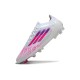 Adidas F50 Elite Gras Voetbal Schoenen Sparkfusion Vit Rosa