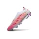 adidas Predator Elite Laceless FG Voetbalschoenen Roze Wit