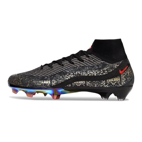 Nike Mercurial Zoom Superfly X Elite FG Voetbalschoenen AM 95 Zwart