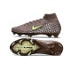 Nike Mercurial Superfly X Elite FG Voetbalschoenen Bruin Geel 