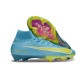 Nike Air Zoom Mercurial Superfly 10 Elite Gras Blauw Geel Roze
