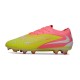 Nike Phantom 6 Low Elite Gras Voetbalschoenen Geel Roze