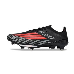 Adidas f50 + Elite Gras Voetbalschoenen Zwart Rood