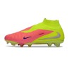 Nike Phantom 6 High Elite Gras Voetbalschoenen Roze Geel