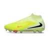 Nike Phantom 6 High Elite Gras Voetbalschoenen Groen Geel