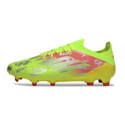 Adidas F50 Elite Gras Voetbal Schoenen Geel Rood