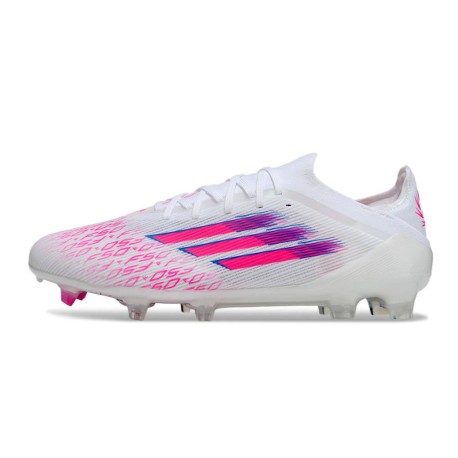 Adidas F50 Elite Gras Voetbal Schoenen Wit Roze