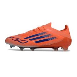Adidas F50 Elite Gras Voetbal Schoenen Oranje Blauw