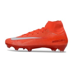 Nike Air Zoom Mercurial Superfly 10 Elite FG Rood Wit