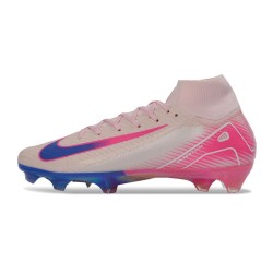 Nike Air Zoom Mercurial Superfly 10 Elite FG Roze Blauw
