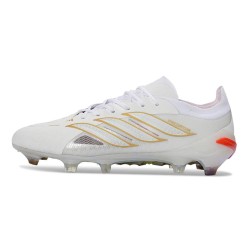 Adidas Predator Elite L FG Voetbal Schoen Wit Goud