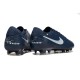 Nike Tiempo Legend 10 Elite Gras Voetbalschoenen Donkerblauw Wit