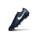 Nike Tiempo Legend 10 Elite Gras Voetbalschoenen Donkerblauw Wit