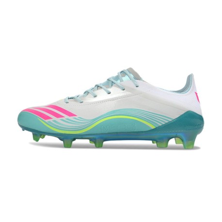 adidas F50 Elite FG Voetbalschoenen Messi Wit Roze Groen