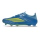 adidas F50 Elite FG Voetbalschoenen X MESSI Blauw Geel