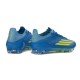 adidas F50 Elite FG Voetbalschoenen X MESSI Blauw Geel