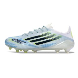 adidas F50 Elite FG Voetbalschoenen Wit Blauw Zwart