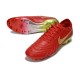 Nike Tiempo Legend 10 Elite Gras Voetbalschoenen Rood Goud