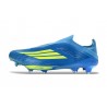 Adidas F50 + Laceless FG Voetbalschoenen X MESSI Blauw Geel