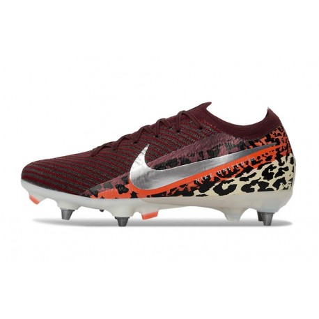 Nike Mercurial Zoom Vapor 16 Elite SG-Pro United - Bordeaux Rood / Metaal Zilver