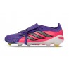 Adidas Predator 26 Elite FT FG Voetbalschoenen Paars Roze Zwart