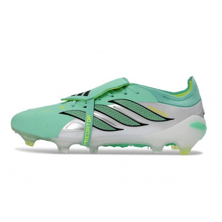 Adidas Predator 26 Elite FT FG Voetbalschoenen Groen Zilver
