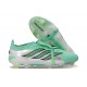 Adidas Predator 26 Elite FT FG Voetbalschoenen Groen Zilver