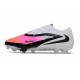 Nike Phantom 6 Low Elite FG Wit Roze