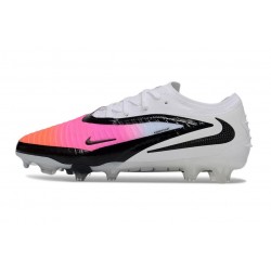 Nike Phantom 6 Low Elite FG Wit Roze