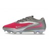 Nike Phantom 6 Low Elite FG Rood Zilver Grijs