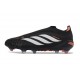 adidas Predator Elite Laceless FG Voetbalschoenen Zwart Wit