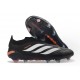 adidas Predator Elite Laceless FG Voetbalschoenen Zwart Wit