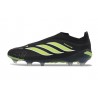 adidas Predator Elite Laceless FG Voetbalschoenen Zwart Groen