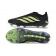 adidas Predator Elite Laceless FG Voetbalschoenen Zwart Groen