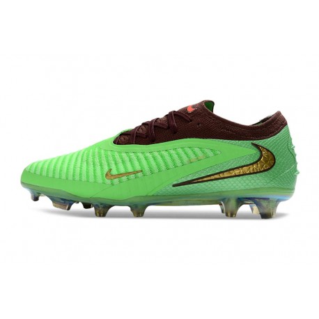 Nike Phantom 6 Low Elite FG Groen Goud