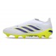 adidas Predator Elite Laceless FG Voetbalschoenen Wit Blauw Paars