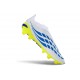 adidas Predator Elite Laceless FG Voetbalschoenen Wit Blauw Paars