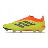 adidas Predator Elite Laceless FG Voetbalschoenen Geel Zwart Oranje
