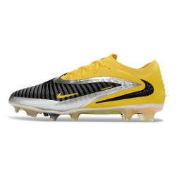 Nike Phantom 6 Low Elite FG Geel Zwart Zilver