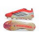 adidas Predator Elite Laceless FG Voetbalschoenen Rood Wit Zwart