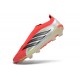 adidas Predator Elite Laceless FG Voetbalschoenen Rood Wit Zwart