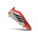 adidas Predator Elite Laceless FG Voetbalschoenen Rood Wit Zwart