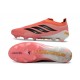 adidas Predator Elite Laceless FG Voetbalschoenen Roze Zwart