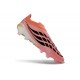 adidas Predator Elite Laceless FG Voetbalschoenen Roze Zwart