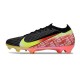 Nike Air Zoom Mercurial Vapor XVI Elite FG Zwart Rood Geel Groen