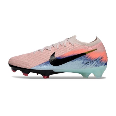 Nike Mercurial Vapor 16 Elite FG Voetbalschoenen Lichtgeel Roze Turquoise