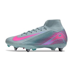 Nike Air Zoom Mercurial Superfly Elite 10 Sg-Pro Lichtblauw Felroze