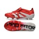 Adidas Predator Elite Fold-Over Tongue FG Voetbalschoenen Rood Wit Zwart