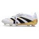 Adidas Predator Elite Fold-Over Tongue FG Voetbalschoenen Wit Zwart Goud