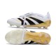 Adidas Predator Elite Fold-Over Tongue FG Voetbalschoenen Wit Zwart Goud